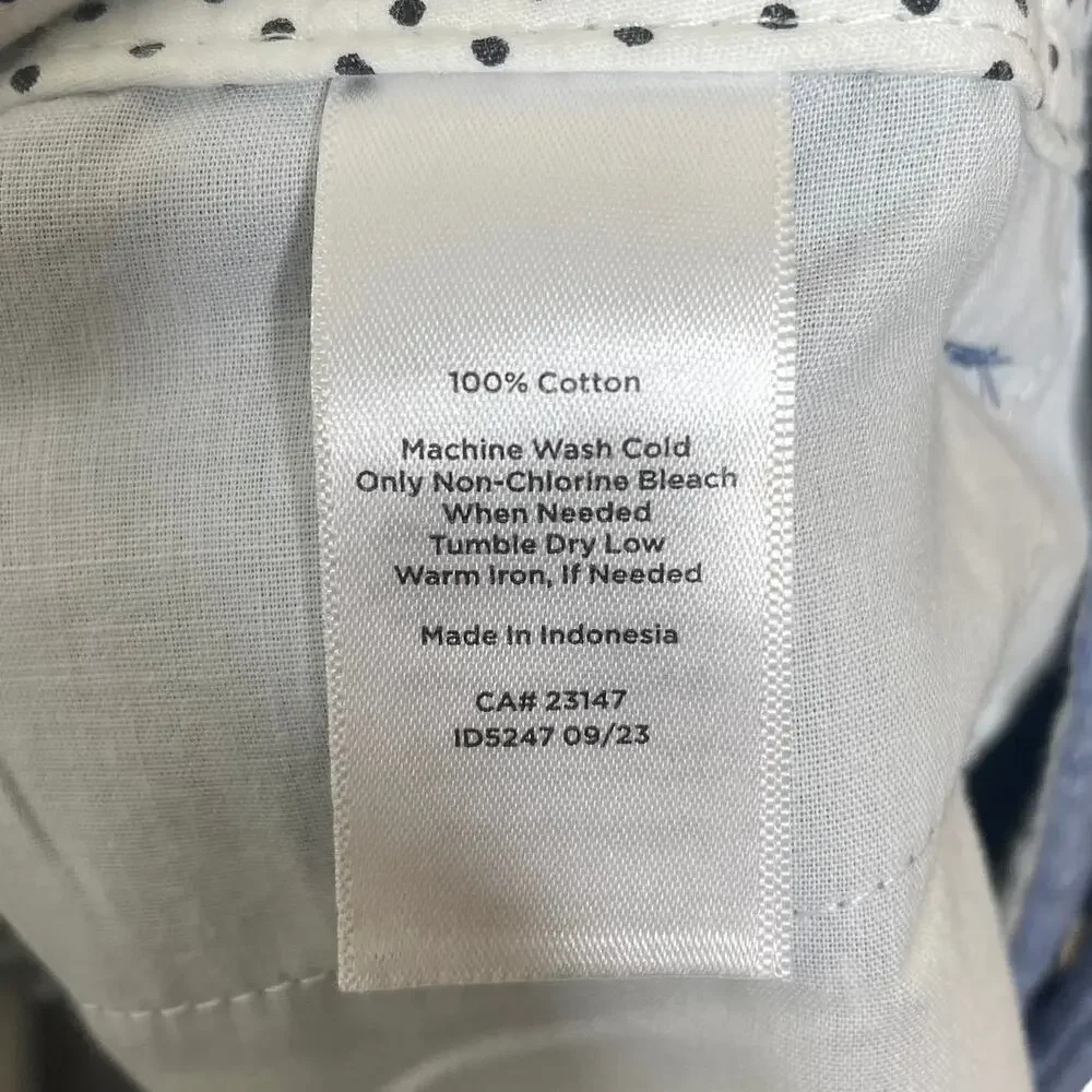 NWT Talbots Women’s Perfect Crop Pants - Chambray Blue Lightweight Size 10P - Picture 13 of 14